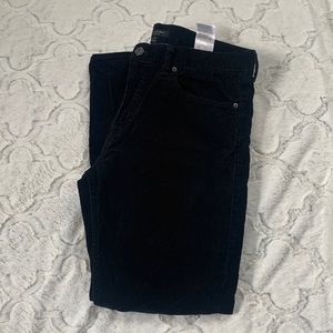 Men’s Banana Republic black corduroy pants 36x30